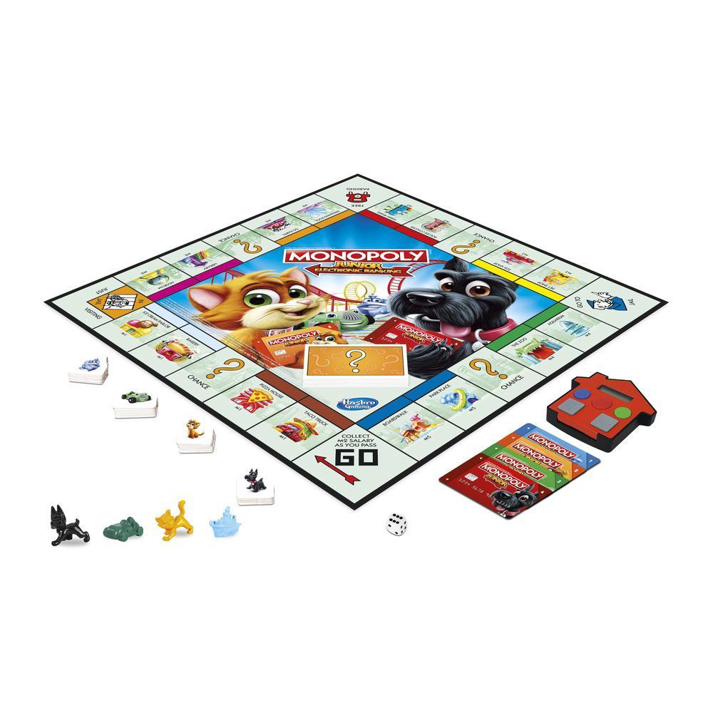 Monopoly junior copii banca electronica limba romana Hasbro