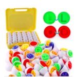 Alfabetul colorat cu majuscule Puzzle oua Jucarii Montessori