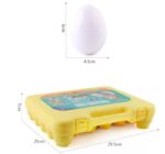 Alfabetul colorat cu majuscule Puzzle oua Jucarii Montessori