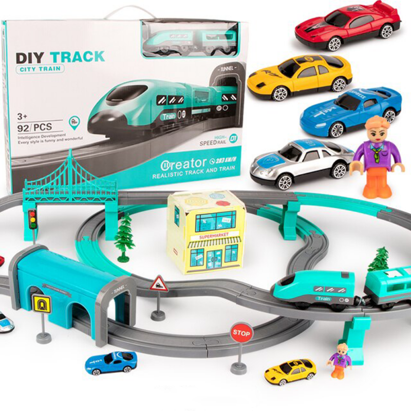 Circuit Tren electric Oraselul cu masini Circuit Tren electric Oraselul cu masini