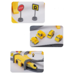 Circuit Tren electric cu Vehicule constructii