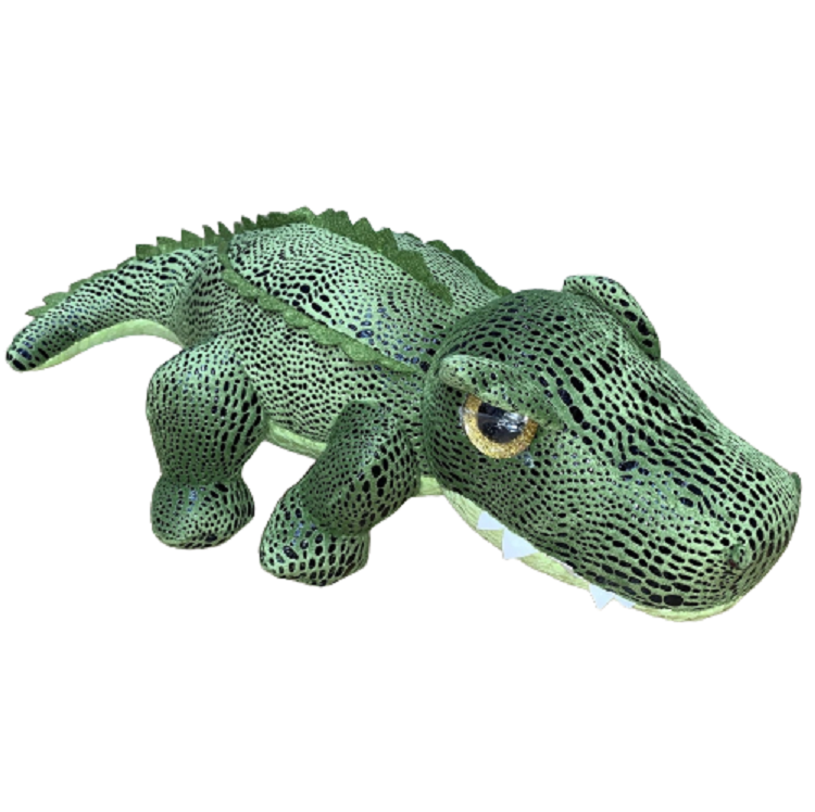 Crocodilul cu pete Jucarie din plus lucioasa Aligator