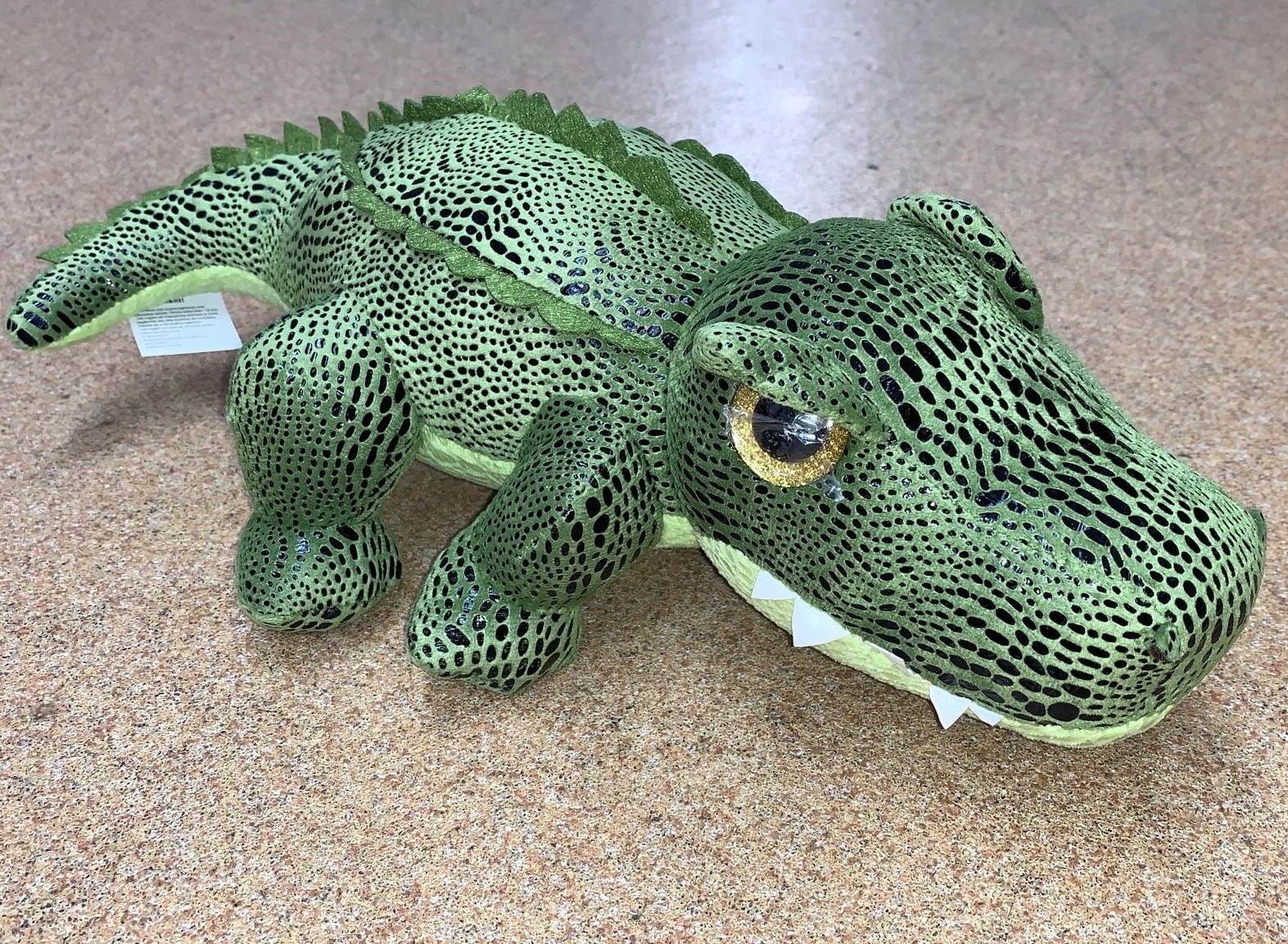 Crocodilul cu pete Jucarie din plus lucioasa Aligator