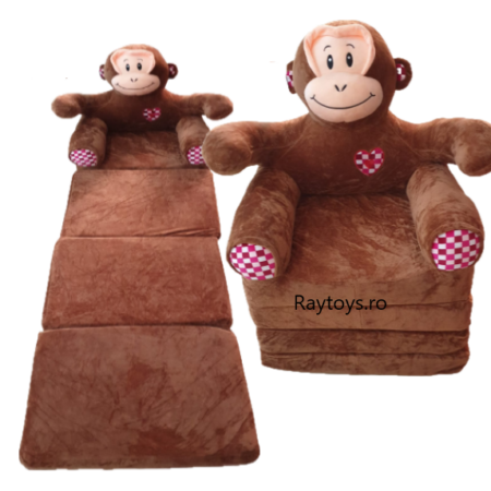 Fotoliu plus extensibil 4 placi copii Maimutica cu inima