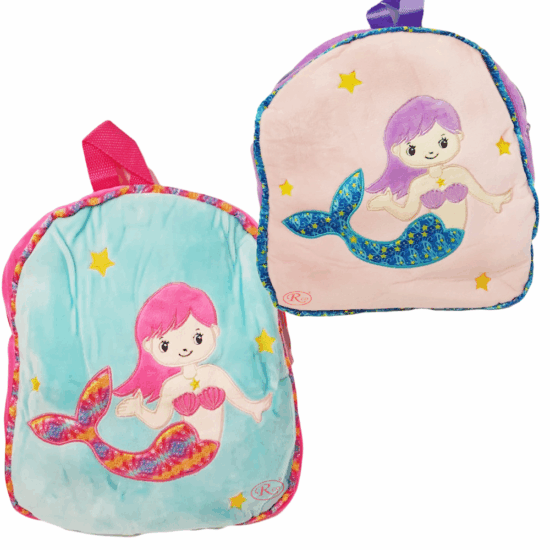 Ghiozdan gradinita din plus copii Micuta Sirena 33 cm Ghiozdan gradinita din plus copii Micuta Sirena 33 cm