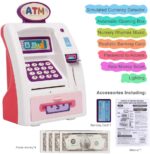 Jucarie bancomat electric cu lumini si sunete copii ATM