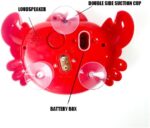 Jucarie bebe de baie cu bule Crabul muzical cu baloane