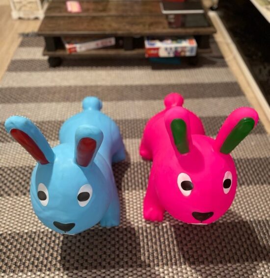 Jucarie de sarit iepurasul gonflabil din cauciuc My first Jumpy