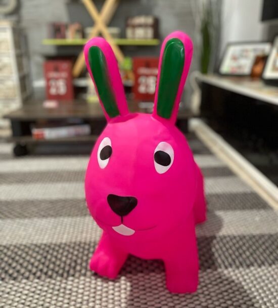 Jucarie de sarit iepurasul gonflabil din cauciuc My first Jumpy