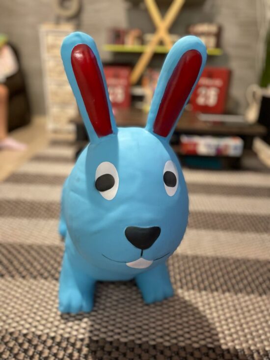 Jucarie de sarit iepurasul gonflabil din cauciuc My first Jumpy