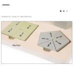 Jucarii Montessori forme geometrice Puzzle matematic cu pioni