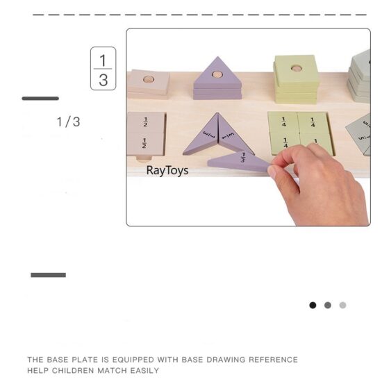 Jucarii Montessori forme geometrice Puzzle matematic cu pioni