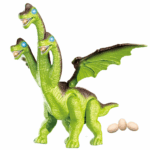 Mascota Dinozaur cu 3 capete Lumini-Sunete