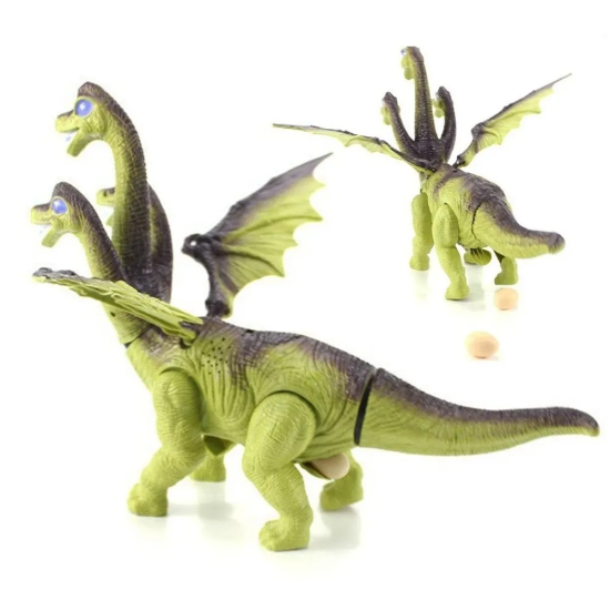 Mascota Dinozaur cu 3 capete Lumini-Sunete