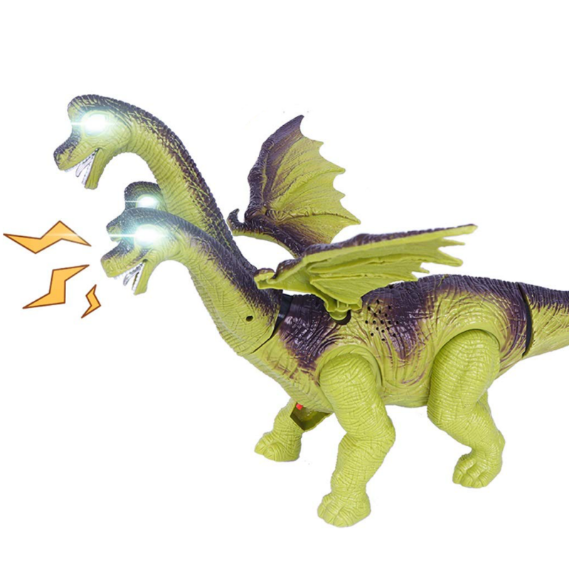 Mascota Dinozaur cu 3 capete Lumini-Sunete