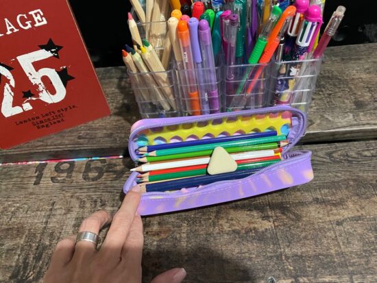 Penar colorat cu fermoar Jucarie Pop It din silicon antistres