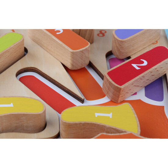Puzzle Montessori 3D Invatam mainile si degetele numerotate