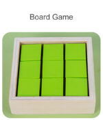 Puzzle rotativ Joc educativ cuburi lemn