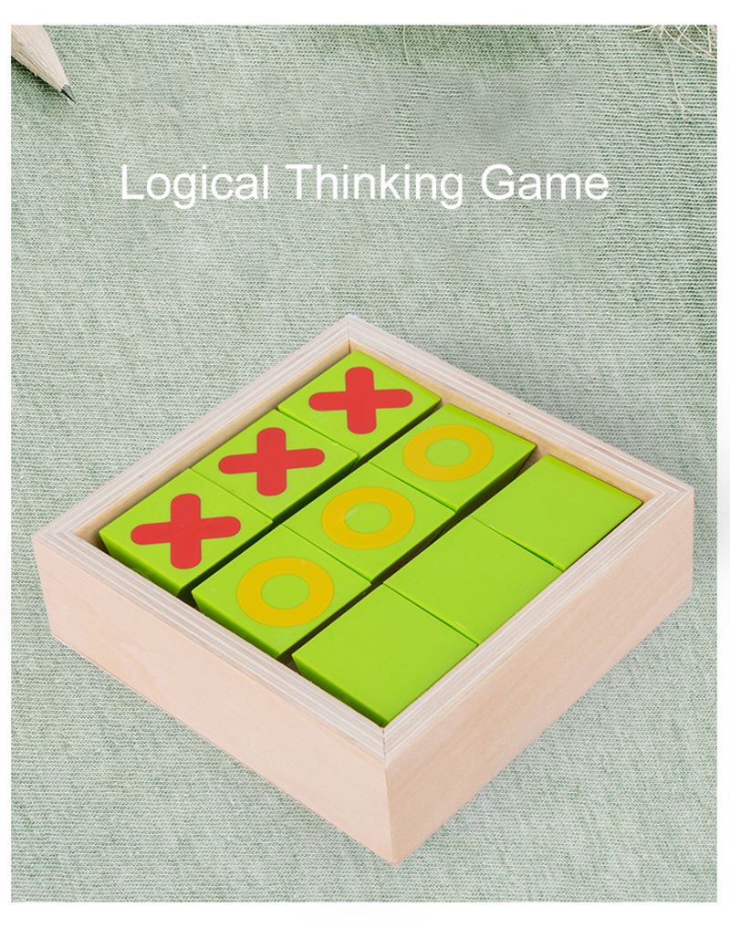 Puzzle rotativ Joc educativ cuburi lemn