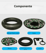 Sanie gonflabila Cercul pentru zapada Sasiu din cauciuc