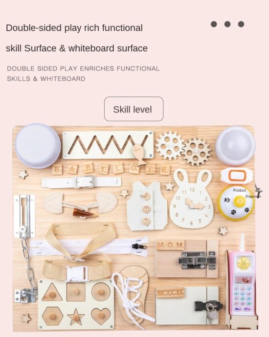 Tabla Montessori Activitati multiple educative Tabla de scris