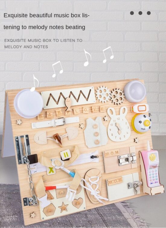 Tabla Montessori Activitati multiple educative Tabla de scris