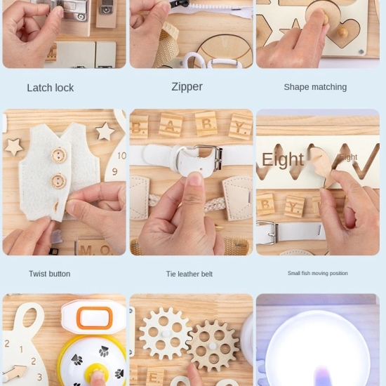 Tabla Montessori Activitati multiple educative Tabla de scris