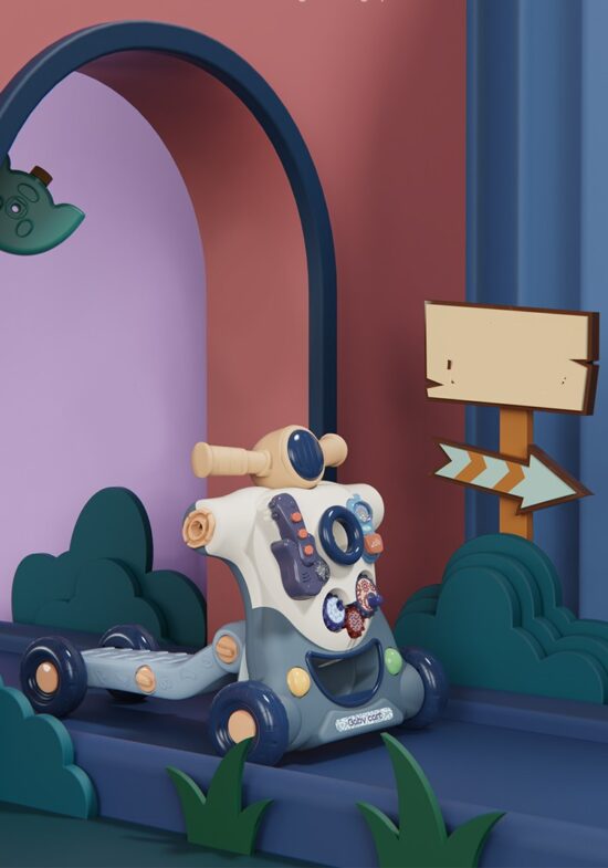 Antepremergator Motocicleta si Centru de activitati copii 3 in 1