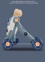 Antepremergator Motocicleta si Centru de activitati copii 3 in 1