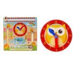 Ceas educativ Calendarul vremii Jucarie Montessori Bufnita