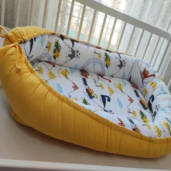 Cosulet bebelus Anotimpuri pentru somn relaxant Baby nest