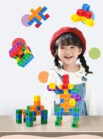 Cuburi de construit si calcule matematice Joc educativ Onshine