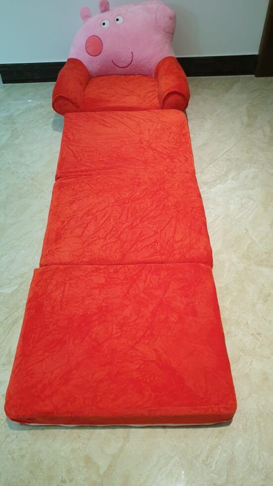 Fotoliu extensibil plus Mare Copiii Peppa Pig si George 3D