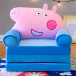Fotoliu extensibil plus Mare Copiii Peppa Pig si George 3D