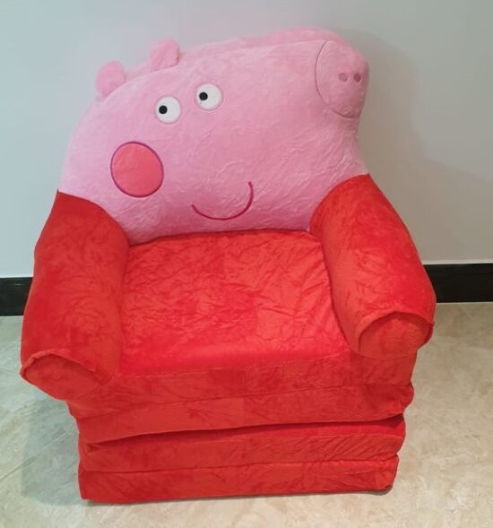 Fotoliu extensibil plus Mare Copiii Peppa Pig si George 3D