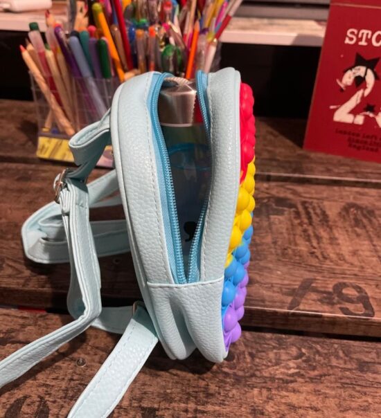 Ghiozdan gradinita colorat copii Jucarie Pop It curele reglabile