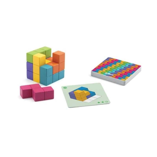 Joc educativ Cubul cu forme geometrice Cubissimo Djeco
