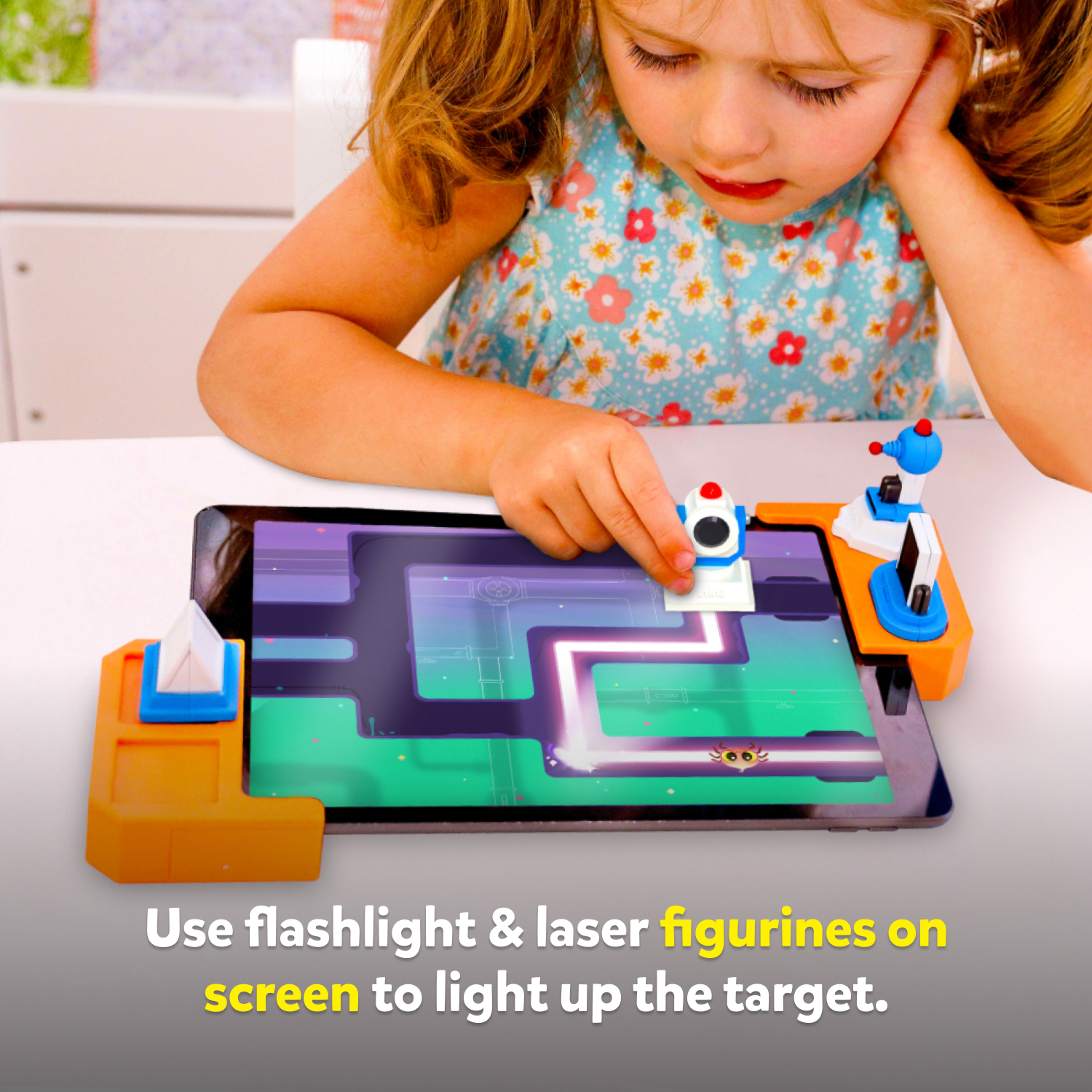 Joc educativ Tacto Laser pe tableta-iPad