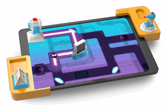 Joc educativ Tacto Laser pe tableta-iPad