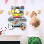 Jucarie Incuietori Ursuletul Montessori Tabla Impinge zavorul