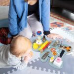 Jucarie Incuietori Ursuletul Montessori Tabla Impinge zavorul