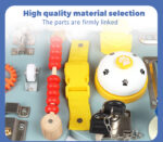 Jucarie Incuietori Ursuletul Montessori Tabla Impinge zavorul