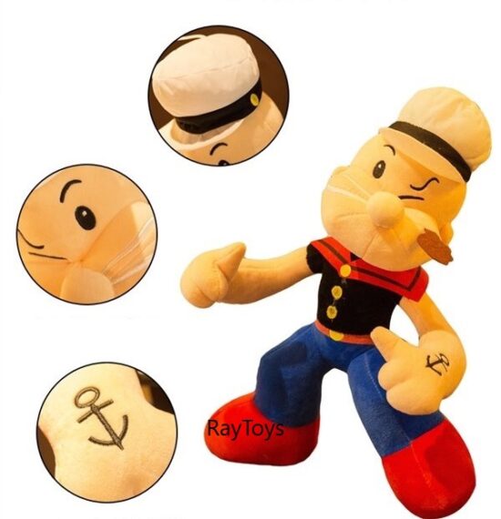 Jucarie plus Marinarul musculos Popeye cu pipa grosolana