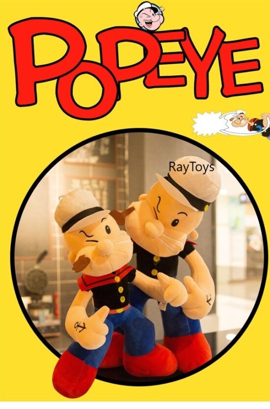 Jucarie plus Marinarul musculos Popeye cu pipa grosolana