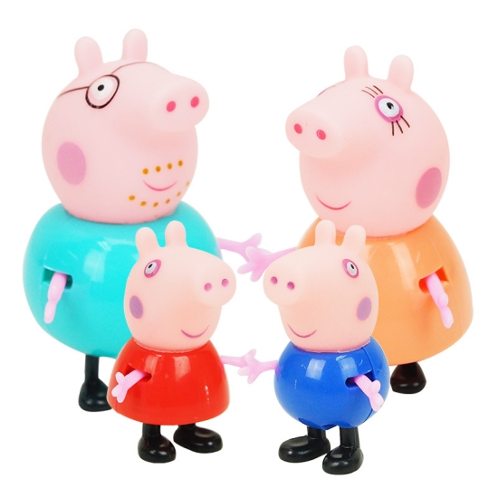 Jucarii copii Set 11 Figurine Familia Purcelusii Peppa Pig