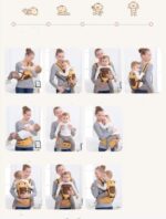 Marsupiu Scaun ergonomic talie Rucsac bebe