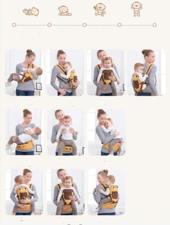 Marsupiu Scaun ergonomic talie Rucsac bebe