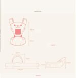 Marsupiu Scaun ergonomic talie Rucsac bebe