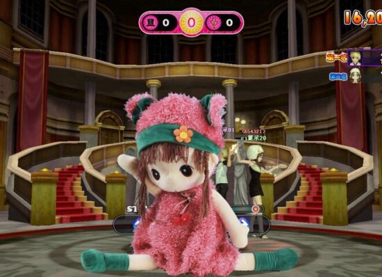 Papusa moale cu codite si rochita Jucarie plus Baby Doll