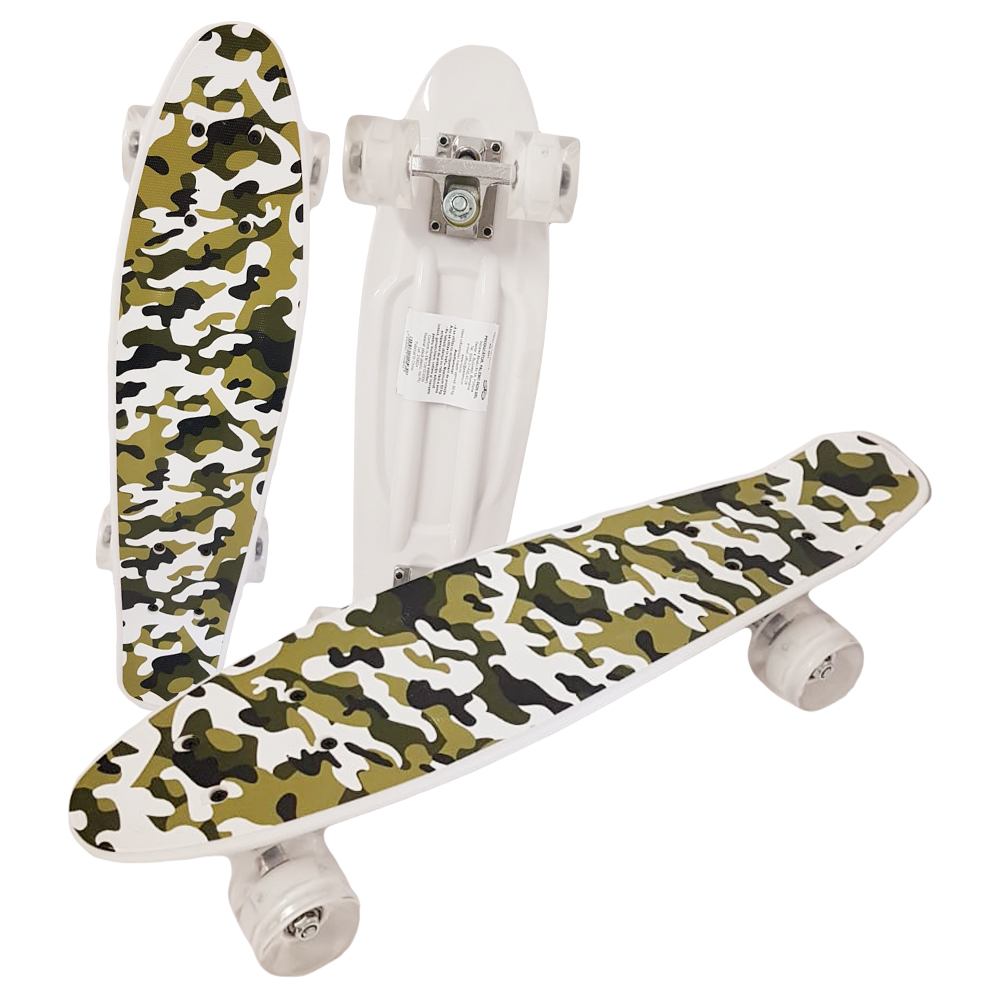 Penny board copii Jandarm cu roti luminoase silicon Skateboard